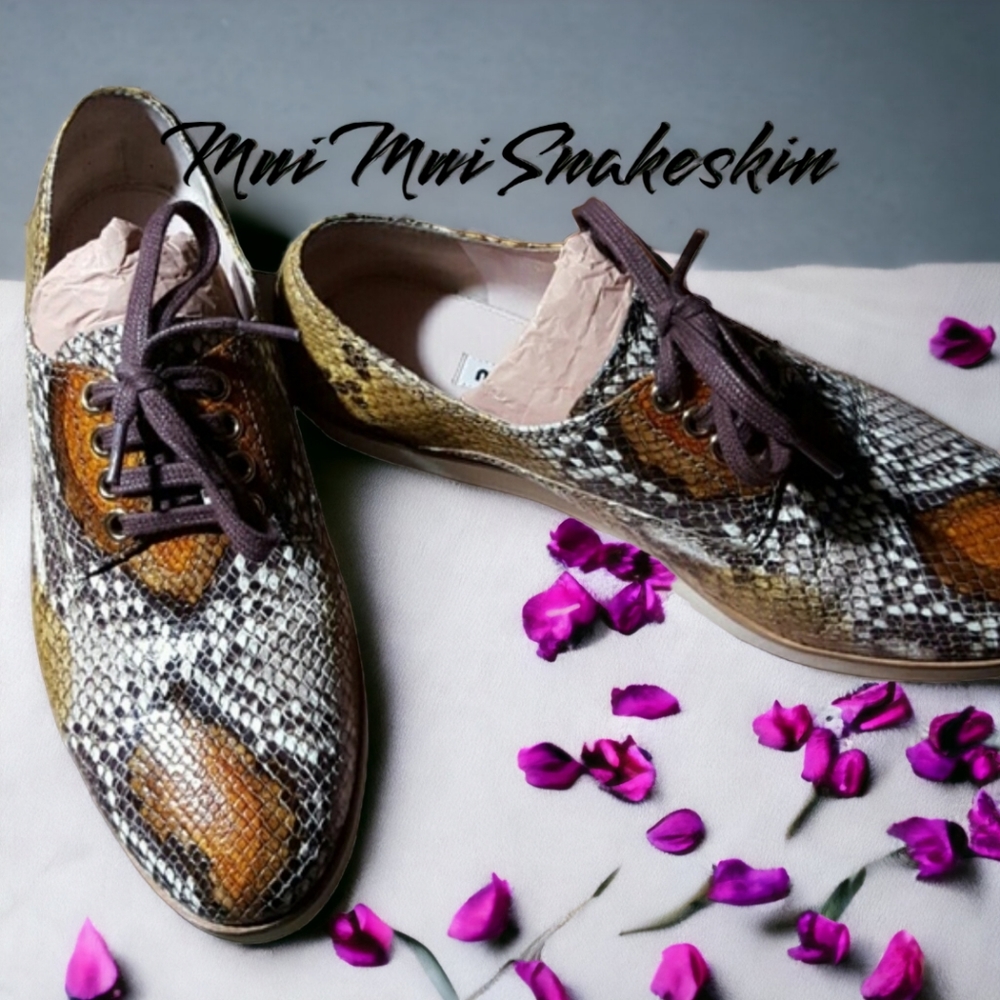 *Sale*Authentic Multi Colored Snake Skin Miu Miu - image 1